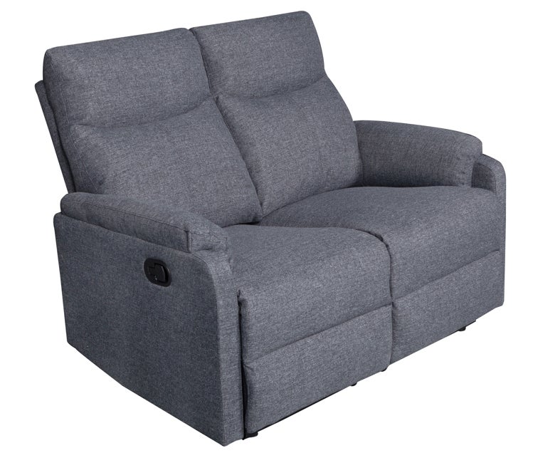 Belfast 2-istuttava recliner sohva, tummanharmaa Hygge kangas