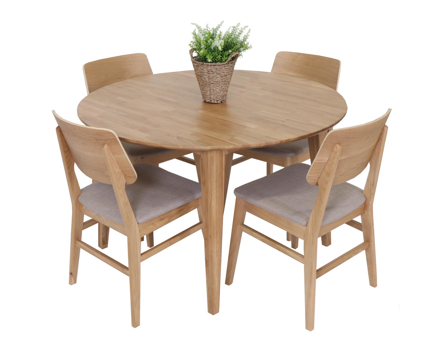 TAYLOR PY&Ouml;RE&Auml; TAMMIP&Ouml;YT&Auml; 120 CM + 4 CHELSEA TAMMITUOLI LAKATTU TAMMI